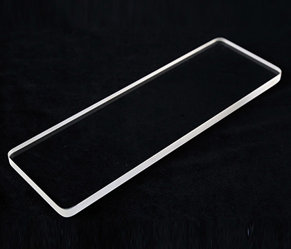 Plaque en verre de quartz à haute transmittance, tailles personnalisées, résistant aux hautes températures, transparent 0