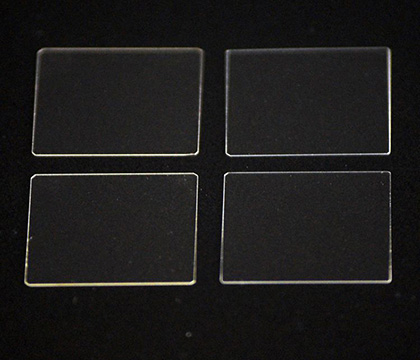 Plaque en verre de quartz à haute transmittance, tailles personnalisées, résistant aux hautes températures, transparent 1