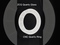 Résistance à hautes températures de bride de quartz de haute précision de commande numérique par ordinateur de laboratoire