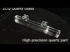 Pièce à hautes températures transparente de quartz de résistance pour le semi-conducteur