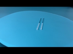 La moitié à hautes températures sable poli de haute précision de tige de quartz de résistance de demi a soufflé l'entaille de commande numérique par ordinateur