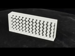 Plaque de verre au quartz perforé résistant aux températures élevées