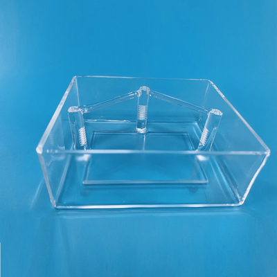 High Purity Quartz Wafer Cleaning Tank Low Hydroxyl High Temperature Resistance And Few Micro Bubbles