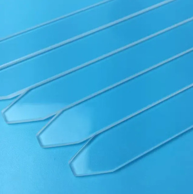 Rectangle Sight Glass Plate For Laser Spare Parts Cerium-Doped Quartz Material