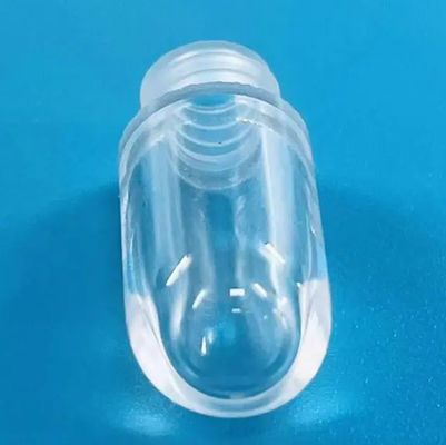 1100 Degrees Work Temperature Fused Silica Transparent Threaded Tube With One End Closed Design