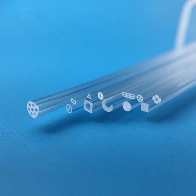 1100 Degree Quartz Glass Tubes Double Holes Four Holes Six Holes Multi Holes