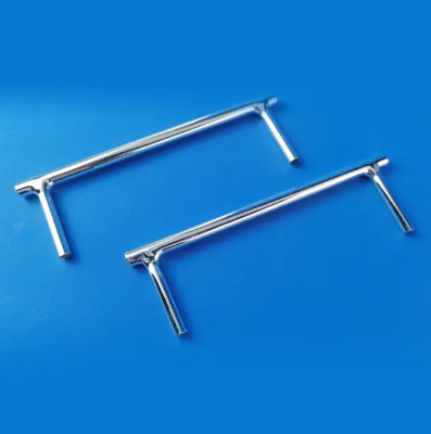 1100 Degrees Processing Temperature Silver Plated Quartz Tube With Polished Or Frosted Surface Finish