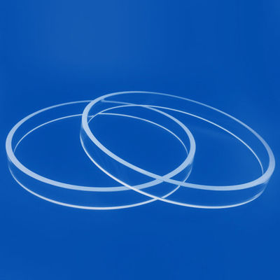 300mm Diameter Fused Silica Quartz Ring Large Size Transparent