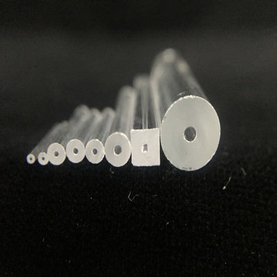 Tubes capillaires en quartz à résistance thermique transparente