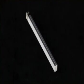 Transparent Rectangular Optical Quartz Glass Tube Customized