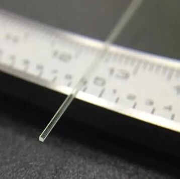 Transparent Rectangular Optical Quartz Glass Tube Customized
